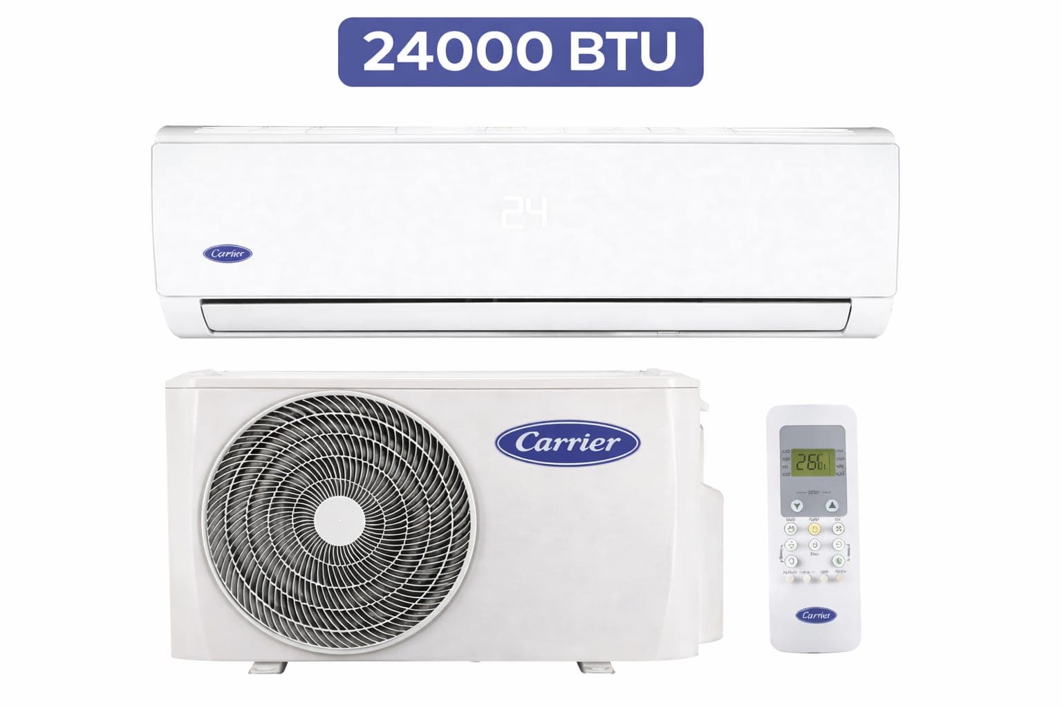 Climatiseur Carrier Inverter 24000 BTU - R32