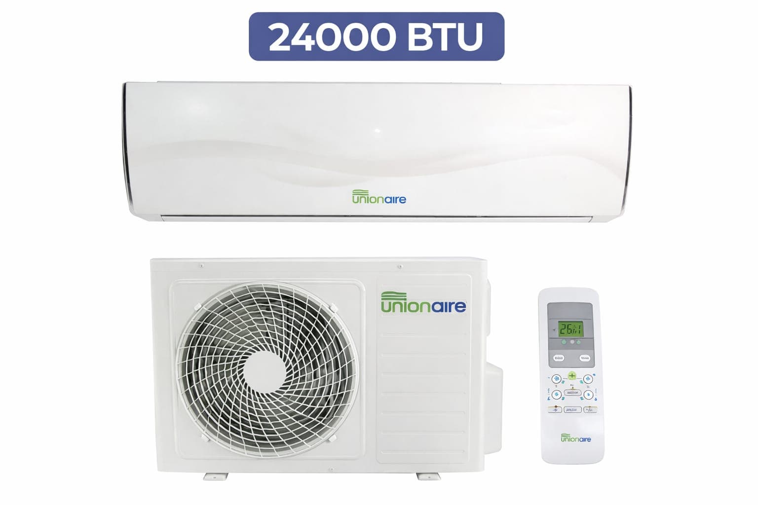 Climatiseur Unionaire 24000 BTU Inverter - R410A